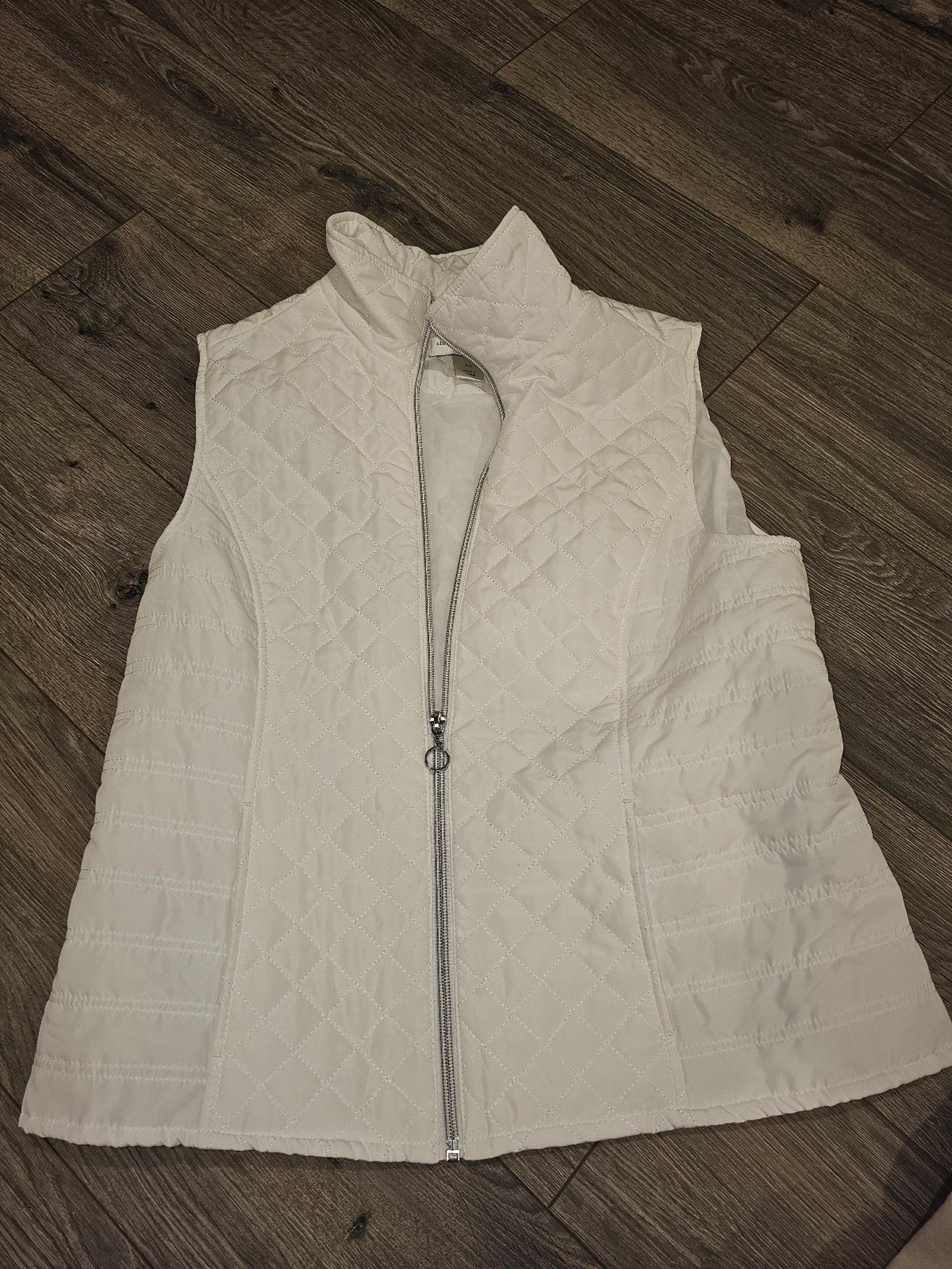 Petite white vest