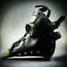 Adjustable Grey Plague Doctor w/ Green Goggles Bird Beak Masquerade Mask #1080