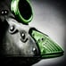Adjustable Grey Plague Doctor w/ Green Goggles Bird Beak Masquerade Mask #1080