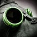 Adjustable Grey Plague Doctor w/ Green Goggles Bird Beak Masquerade Mask #1080