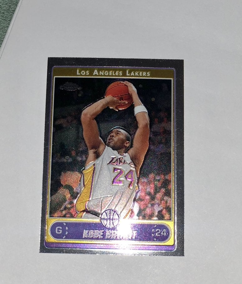 Topps chrome Kobe Bryant cards rare