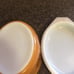 Vintage pyrex Old Orchard #043 1 1/2 qt.