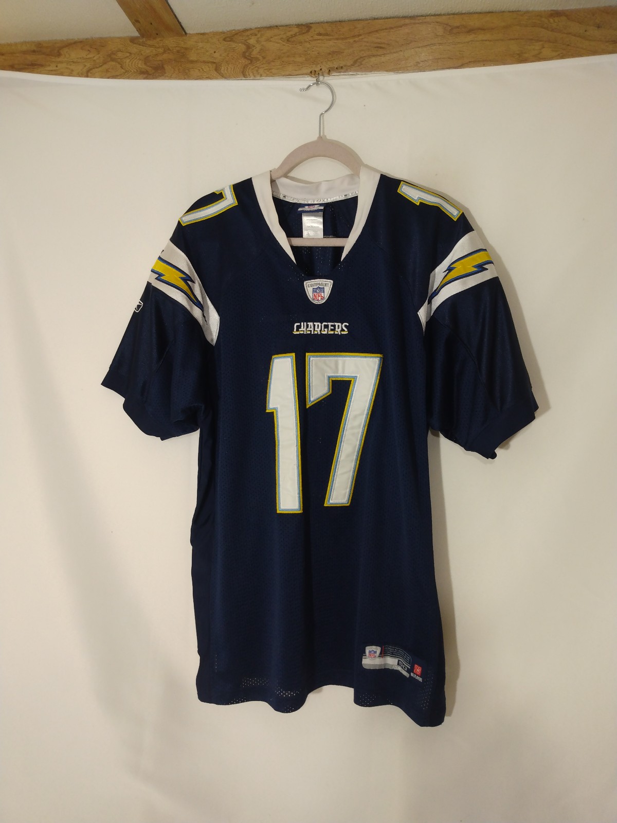 Mens Reebok San Diego Chargers Philip Rivers Stitched Football Jersey Sz 50