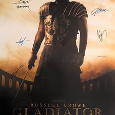 Signed Gladiator Movie Poster