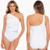 Miraclesuit Network Jena One Piece White Mesh Panel Slimming Swimsuit NWT