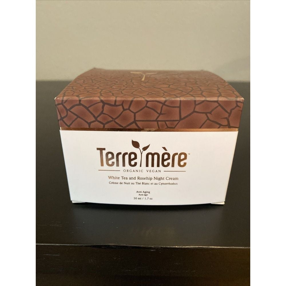 Terre Mere White Tea and Rosehip Night Cream 1.7 oz ~ New