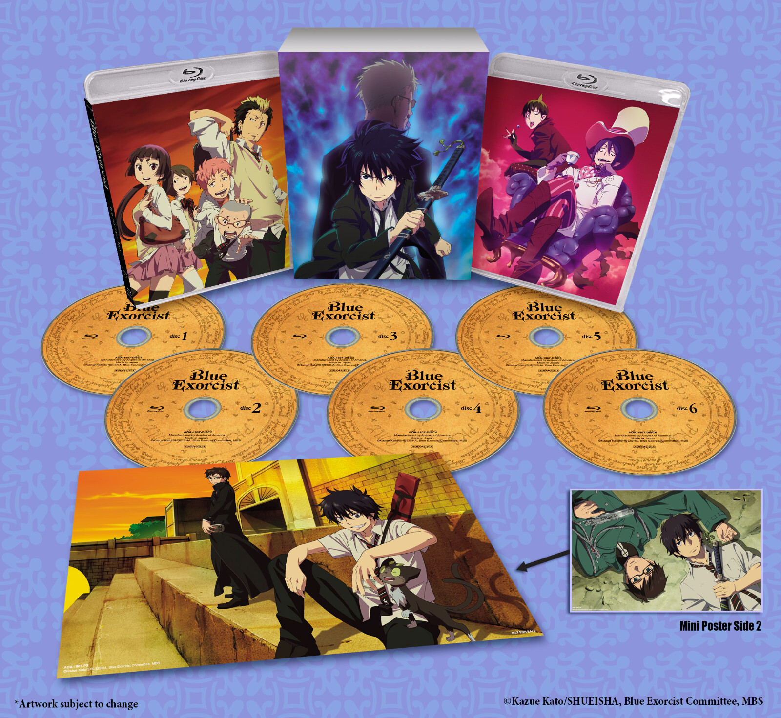 Blue Exorcist Blu-ray Disc Box (Aniplex USA)