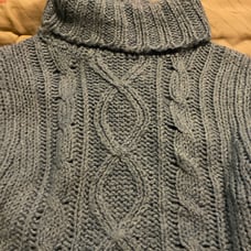 Baby Blue Turtle Neck Sweater