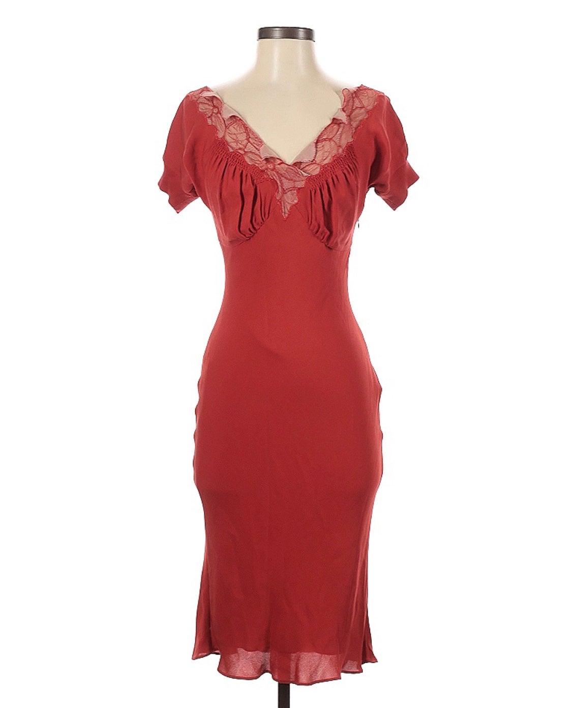 Catherine Malandrino Burnt Orange Dress