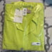 Show Me Your MuMu Johns Button Down Shirt Neon Yellow Crinkle Long Sleeve XXL