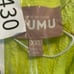 Show Me Your MuMu Johns Button Down Shirt Neon Yellow Crinkle Long Sleeve XXL