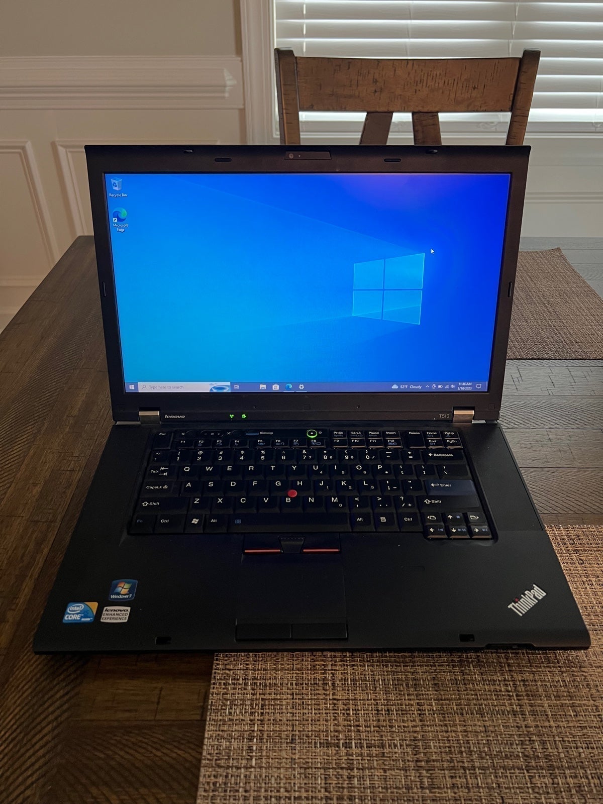 Lenovo ThinkPad T510 Intel Core i5 520M 4GB HDD Hard-drive Windows 10 Pro