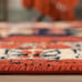 6' x 9' New Area Rug Orange 28719 Home Decorative Art Soft Carpet Collectible