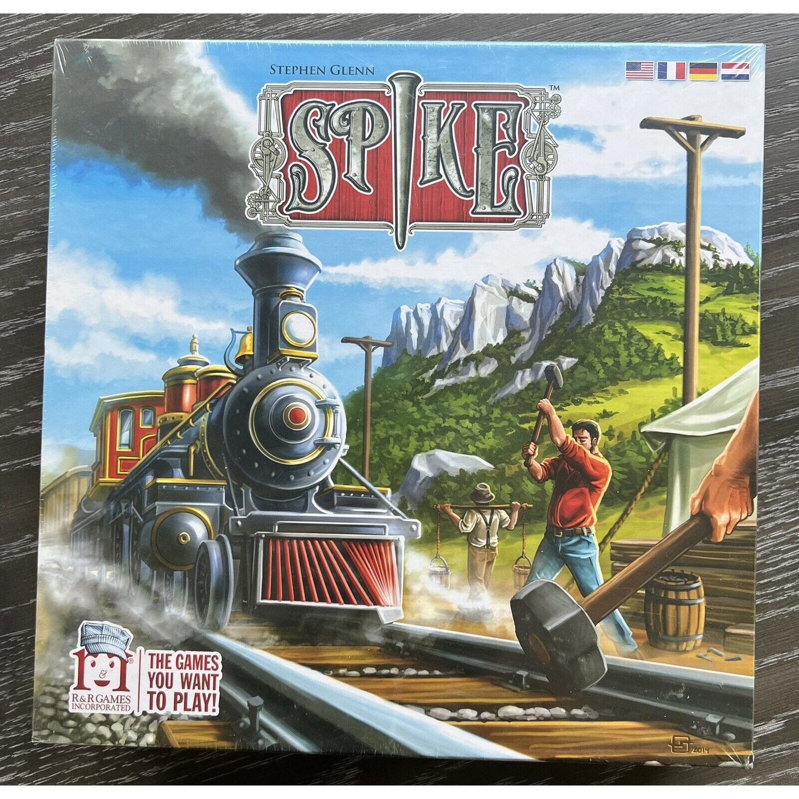 Spike Board Game by Stephen Glenn 2014 R&R Games, New and Sealed