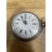 Antique Classic Cylindre Hunt Rubis Silver Key Wind Pocket Watch