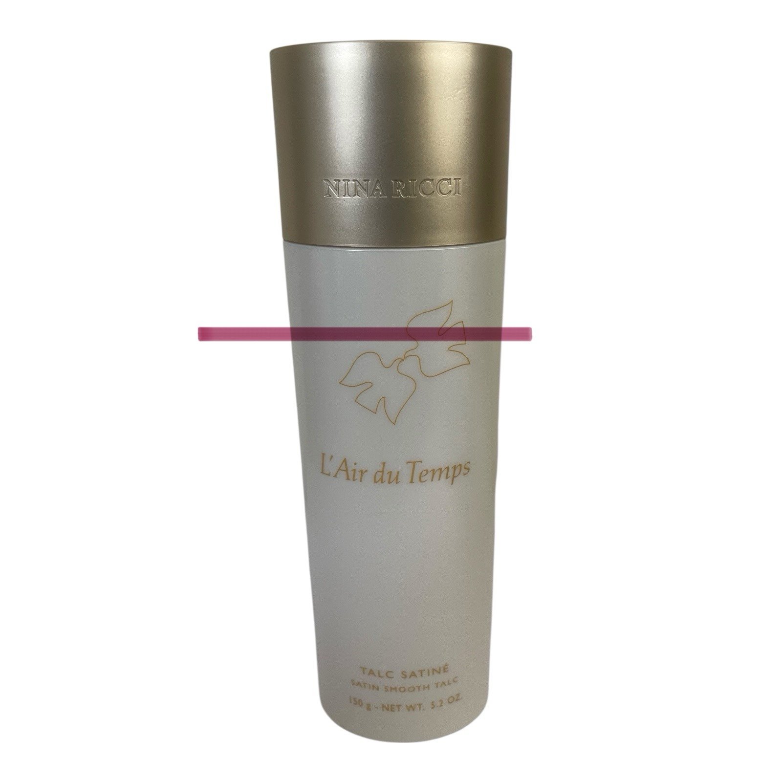 Nina Ricci L'AIR DU TEMPS Perfume Satin Dusting Body Powder 5.2 oz Partial