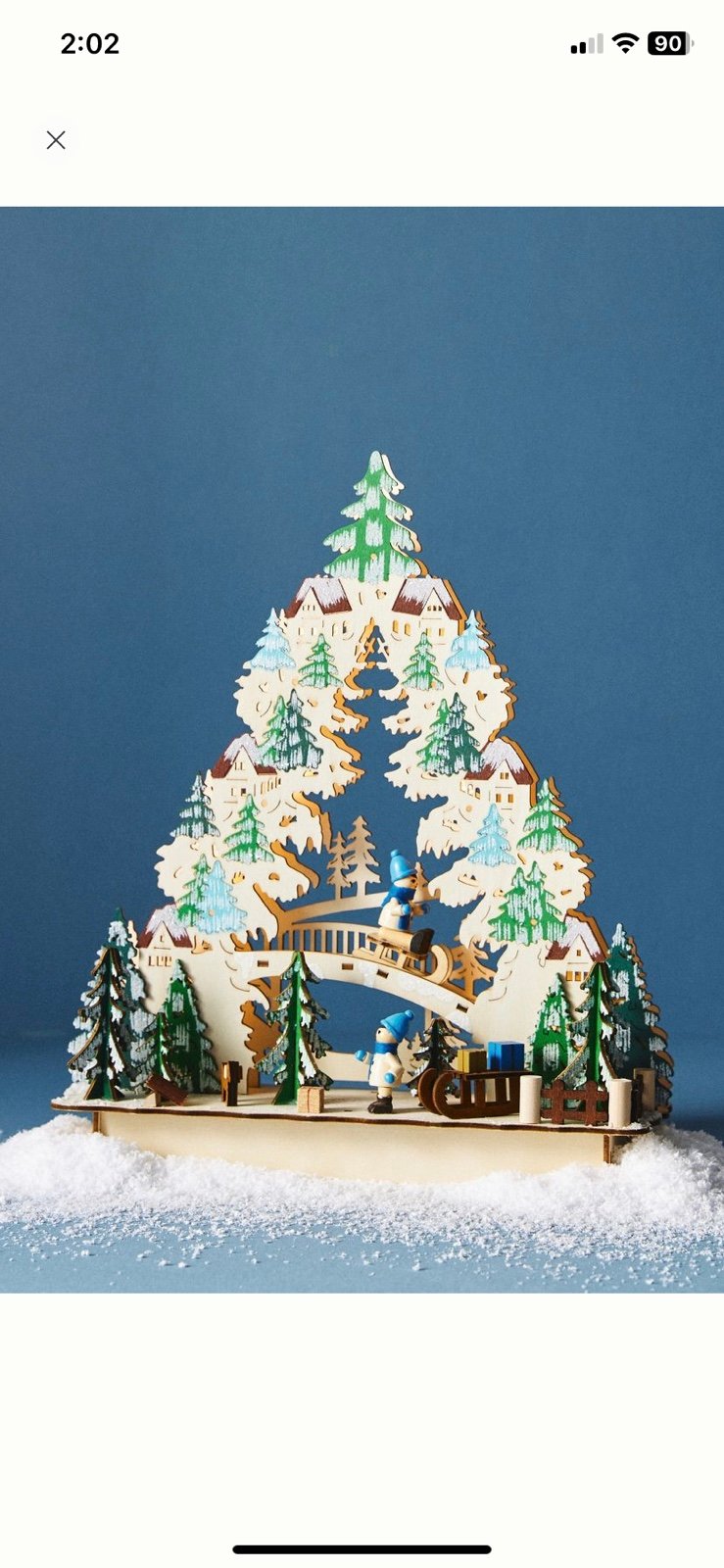 New Anthropologie Snowed In Light Up Holiday Village
