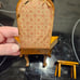 Dollhouse bedroom furniture set vanity, rocking chair, bed, nightstand, wardrobe
