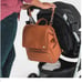 Clevermade Lily Diaper Backpack Bag in Brown