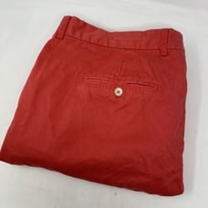 Lilly Pulitzer Men's 42 Red Cotton Addison Pant Straight Leg Cuffed Chino Pants