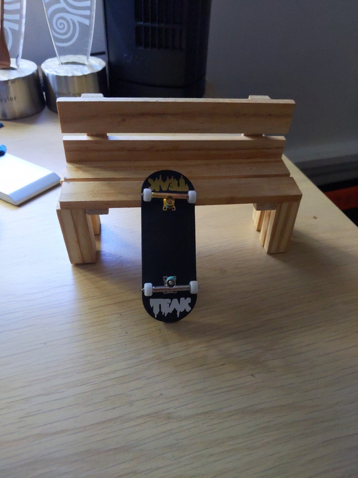 Teak tuning fingerboard and Bench