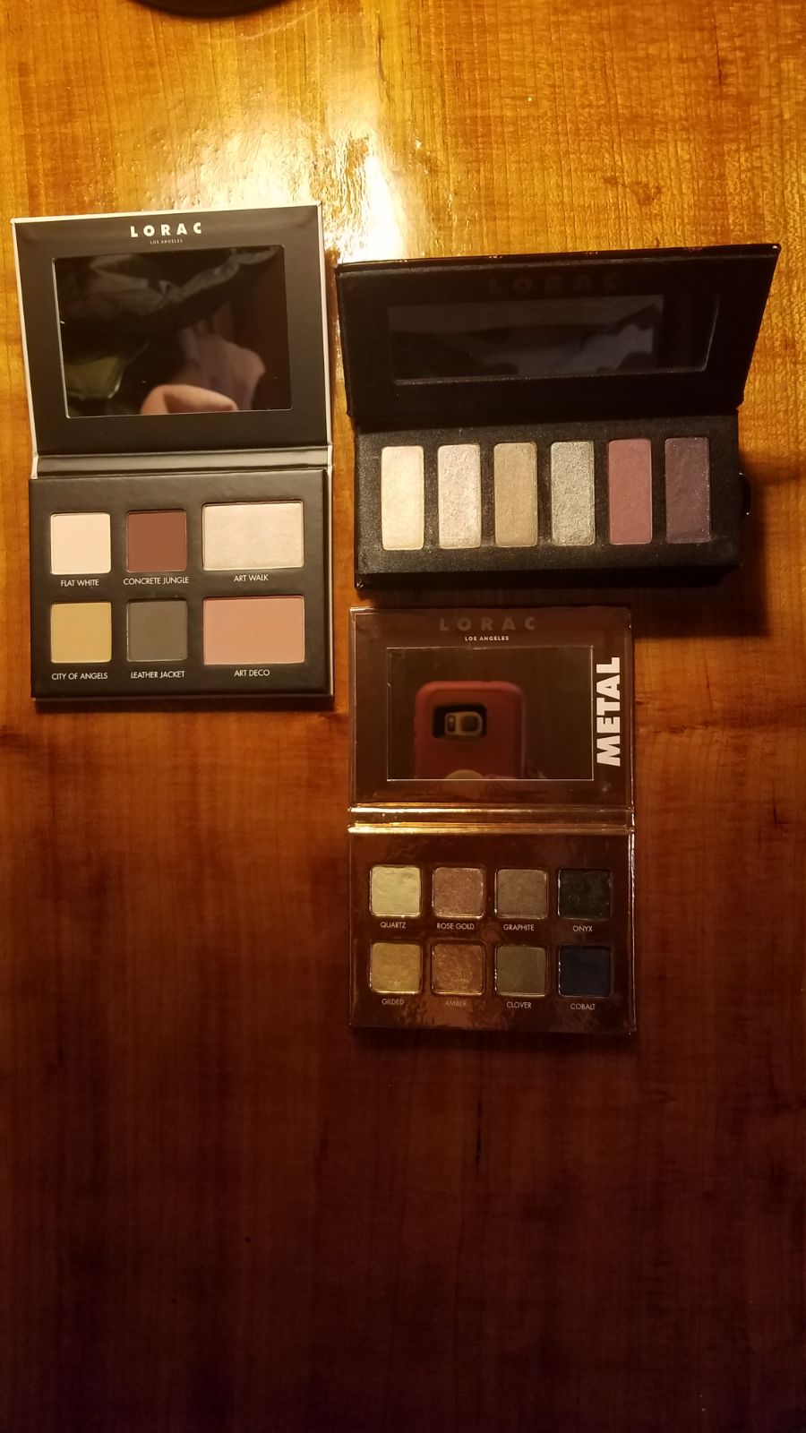 3 LORAC EYESHADOW PALETTES