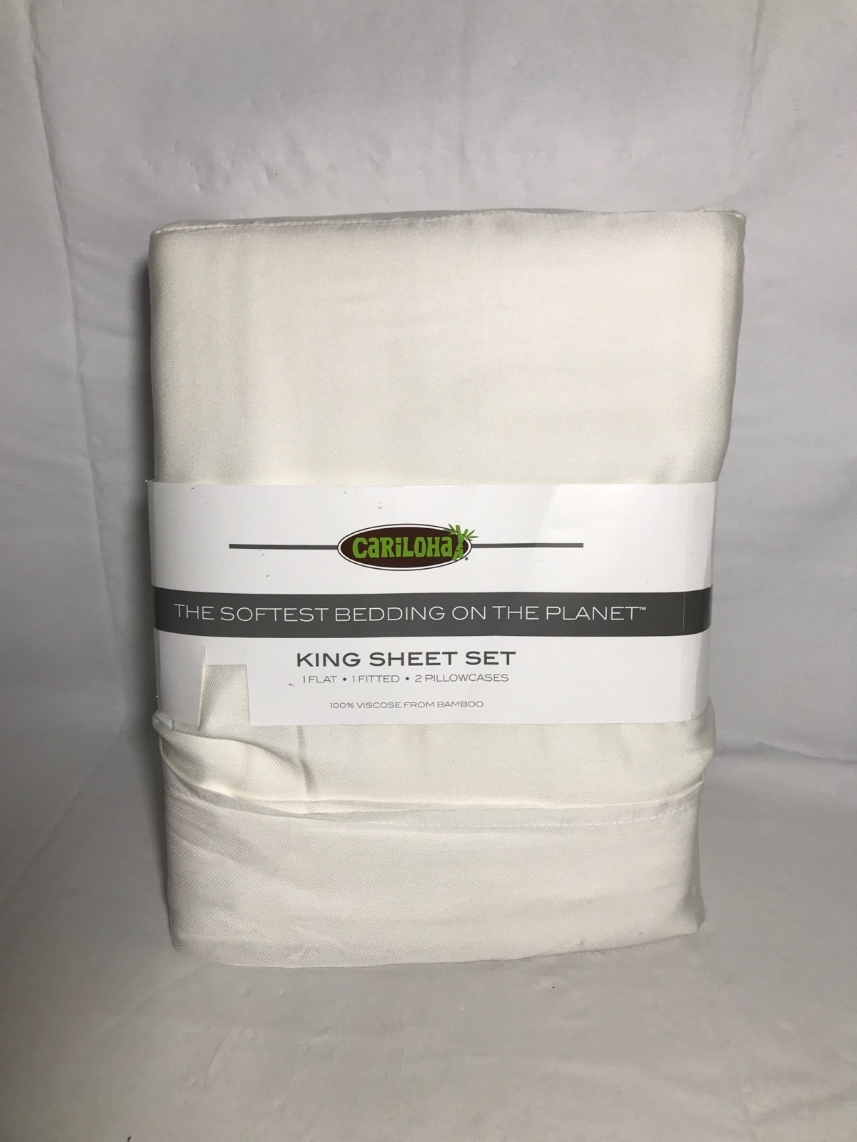 Cariloha White NEW King Sheet Set Viscose from Bamboo