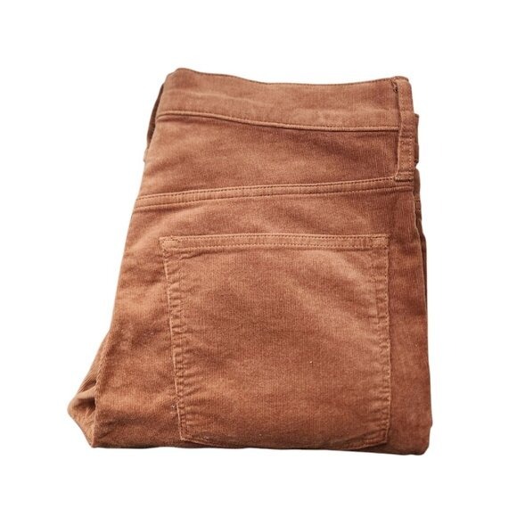 J.CREW Corduroy Full-length Essential Straight Pants in tobacco size 30