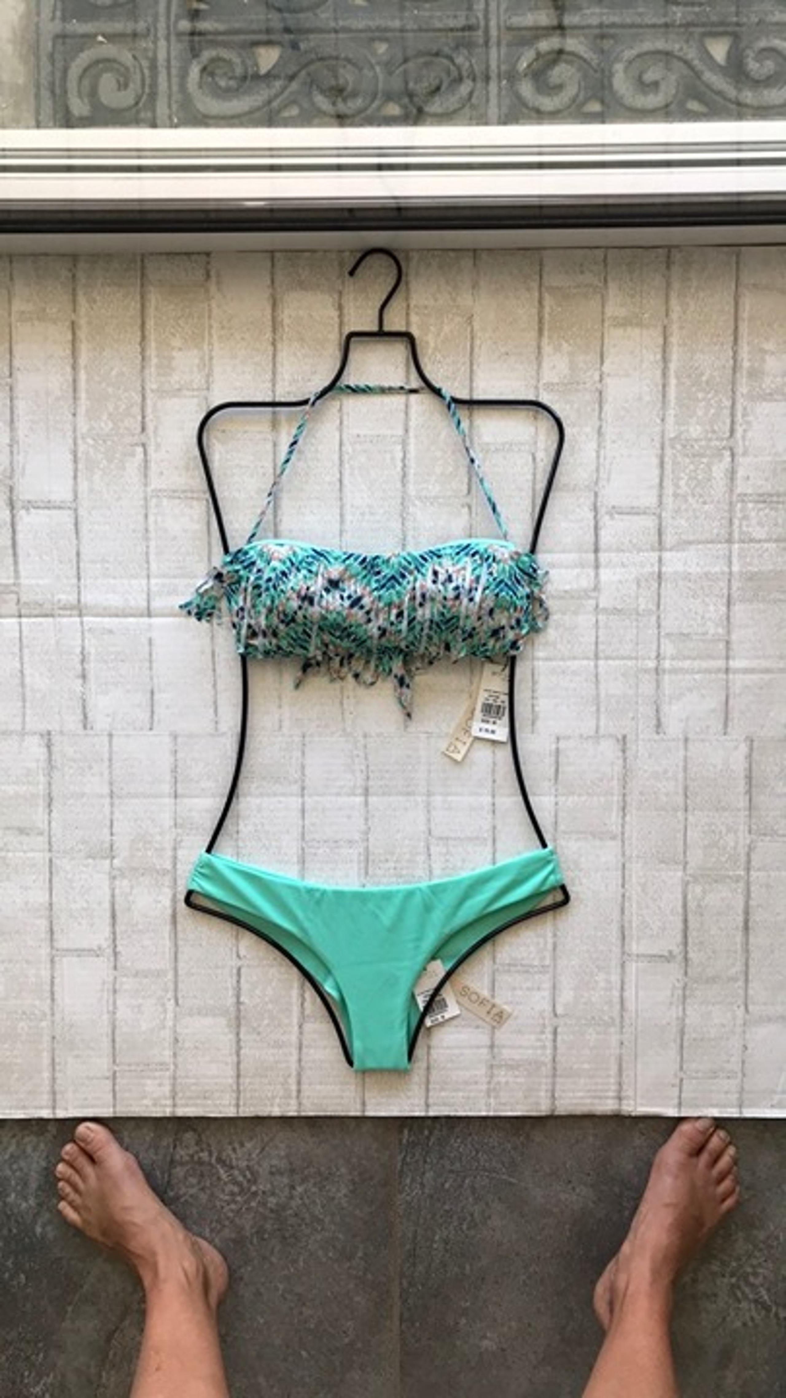Sofia by ViX VOYAGE Bandeau BUZIOS Bikini Set {M}