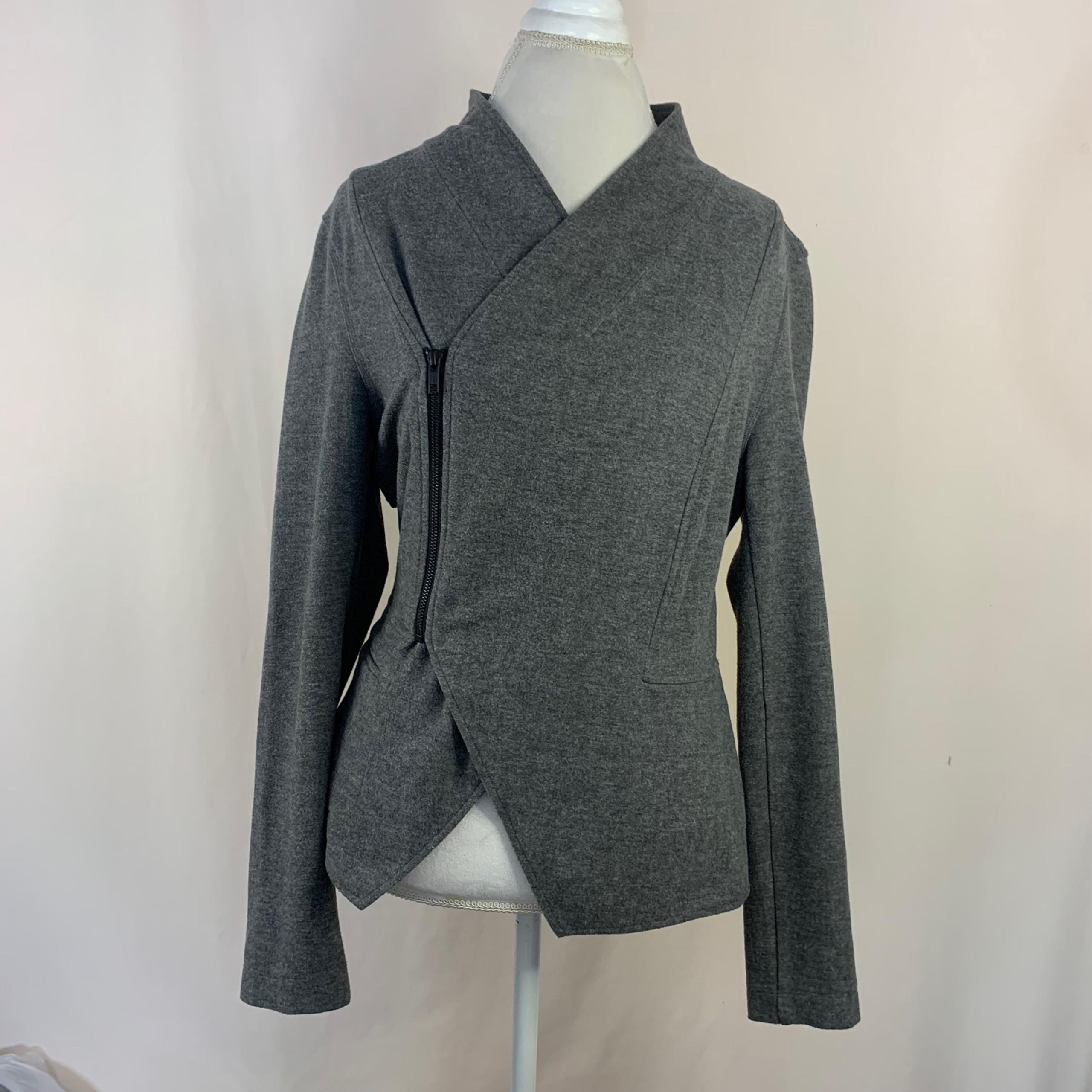 Cabi Rebel Asymmetrical Zip Ponte Moto Jacket Womens Size Medium 3556