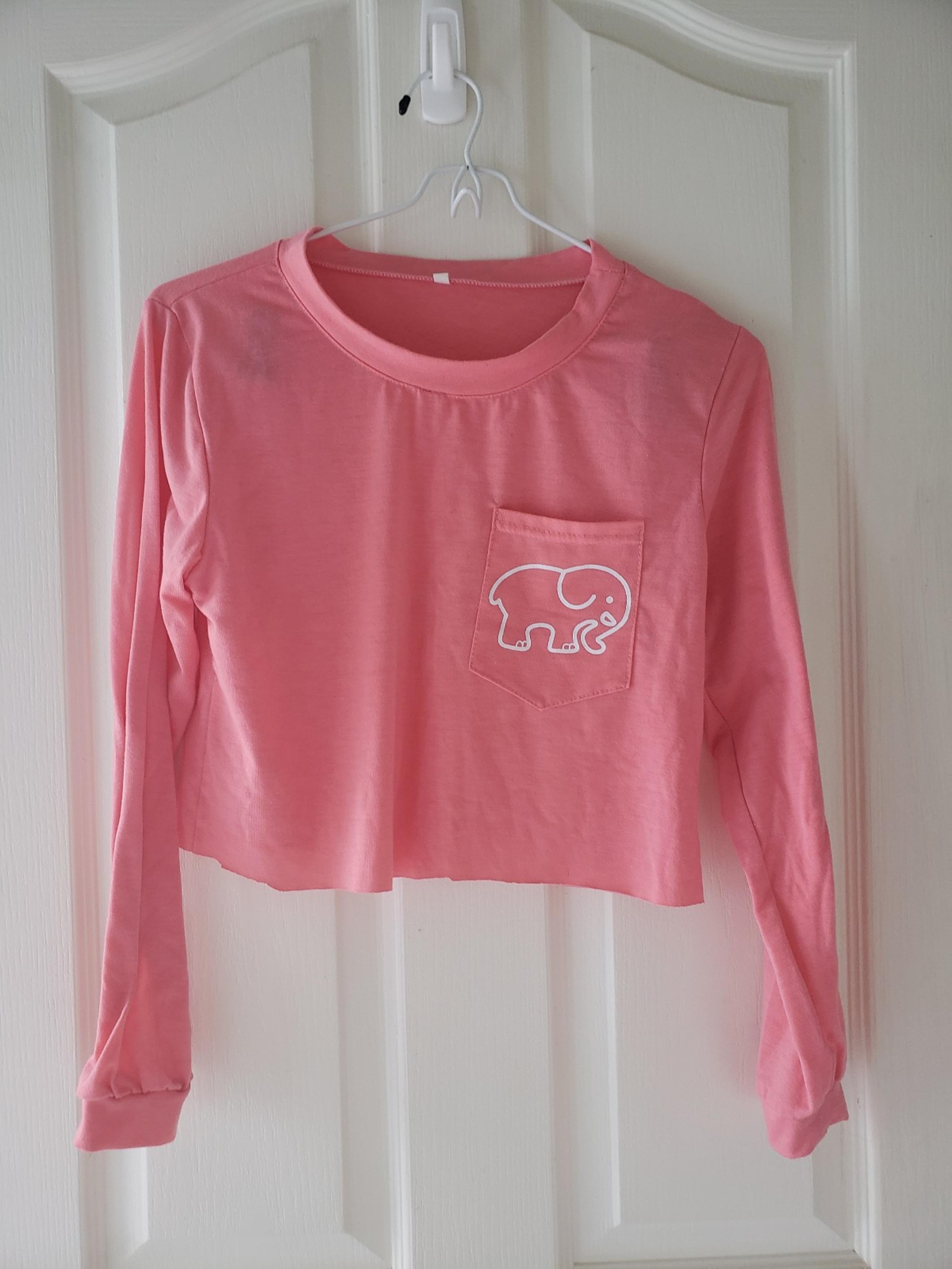 Ivory Ella cropped long sleeve shirt