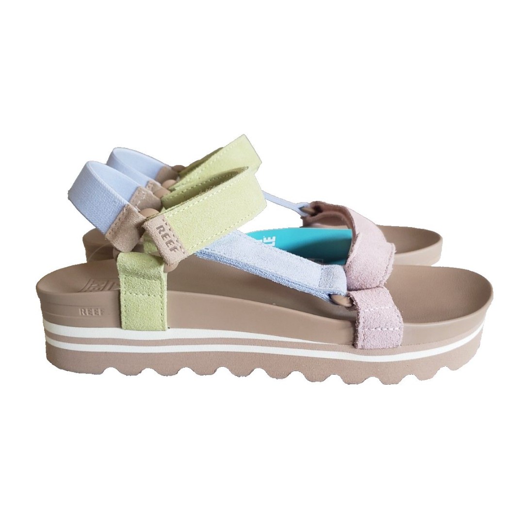 Reef Cushion Rem Hi Comfort Sandals Women's Size 8 Multicolored - NEW