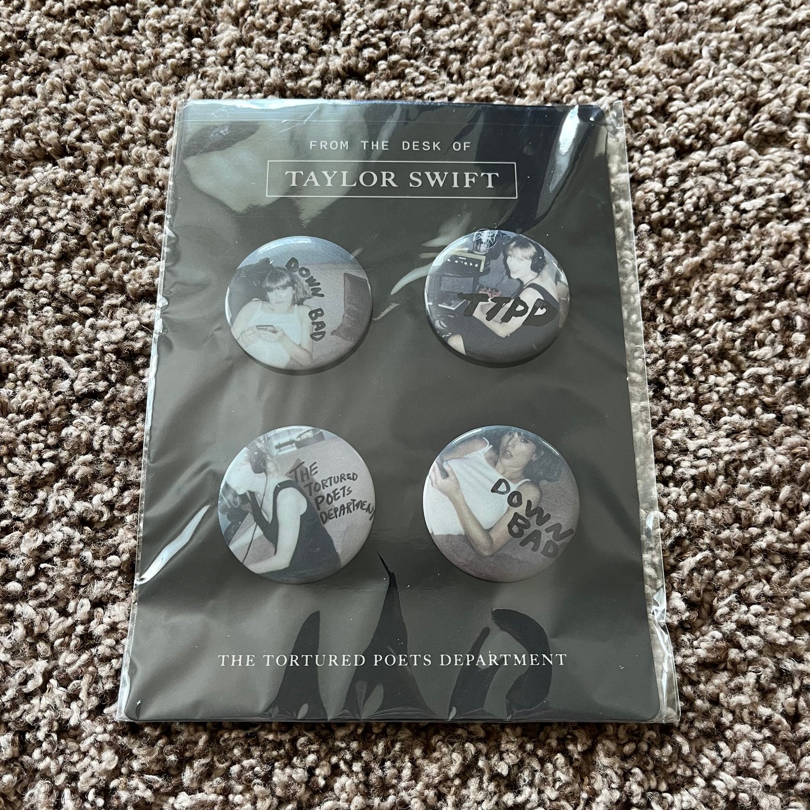 NEW Taylor Swift TTPD Pin Set