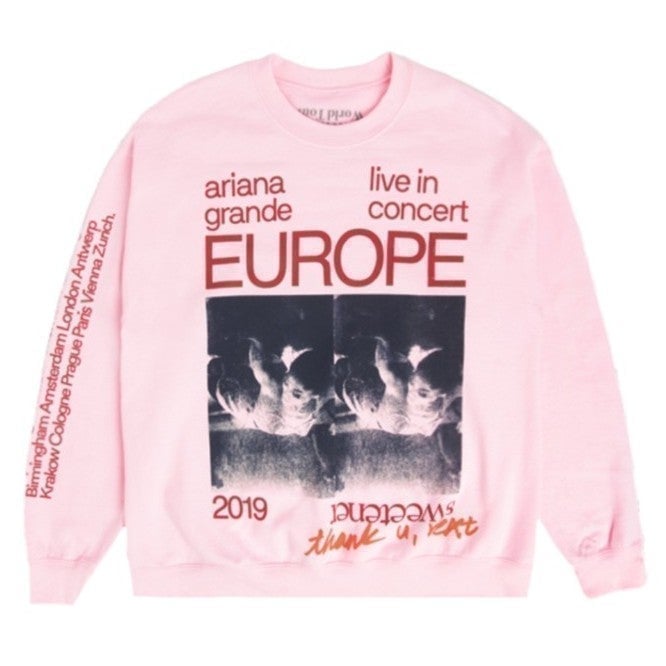 Live in Europe 1993 Crewneck - 2XL - Ariana Grande