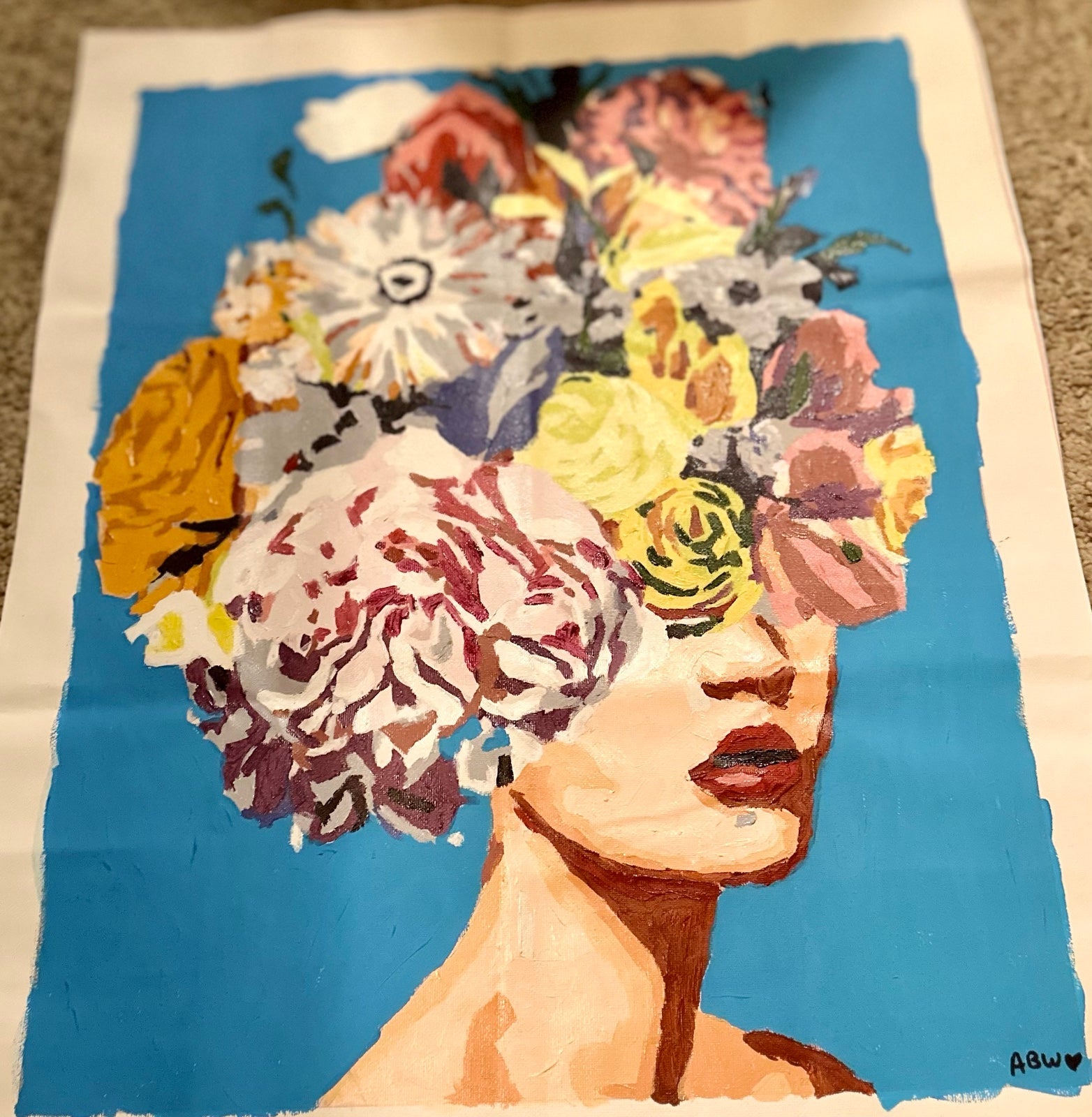 16x20 Flower Head