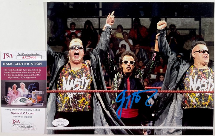 WWE The Mouth Of The South Jimmy Hart Signed 8x10 Photo I Autograph JSA COA