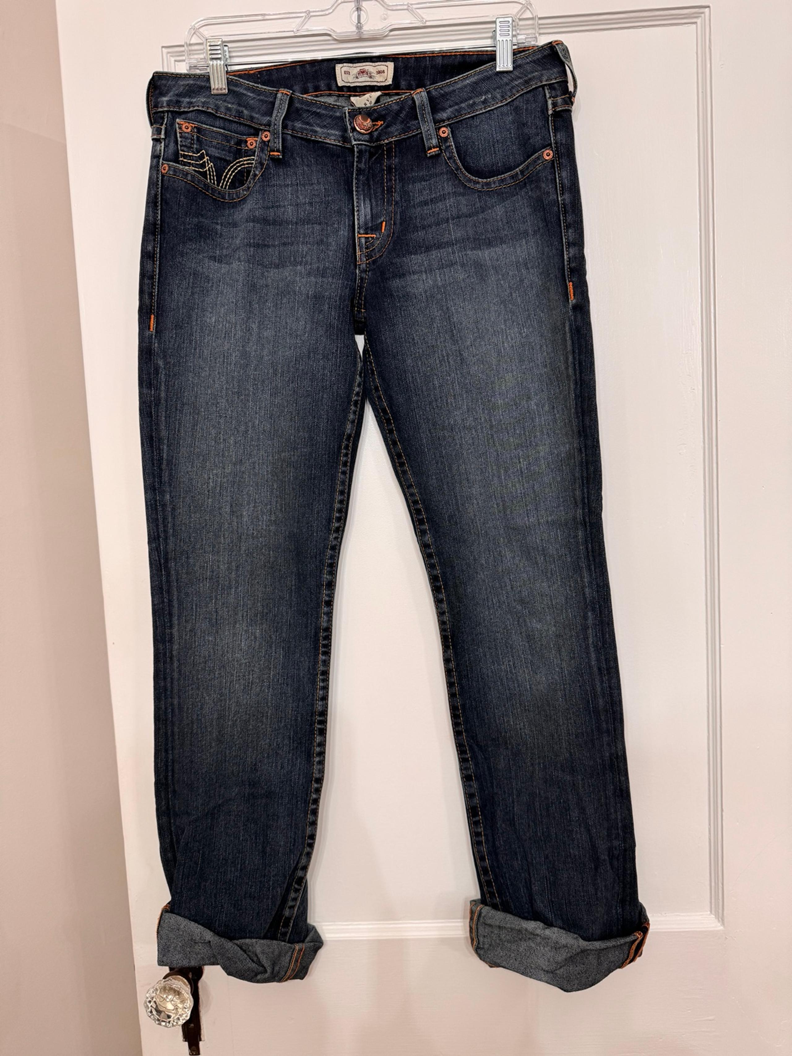 Prvcy cuffed ankle denim jeans size 30
