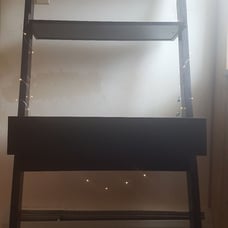 Expresso Ladder Desk With Drawer