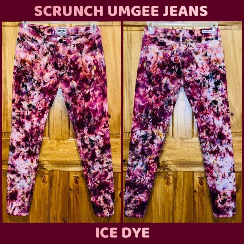 UMGEE Tie-Dye Mid Rise Stretch Skinny