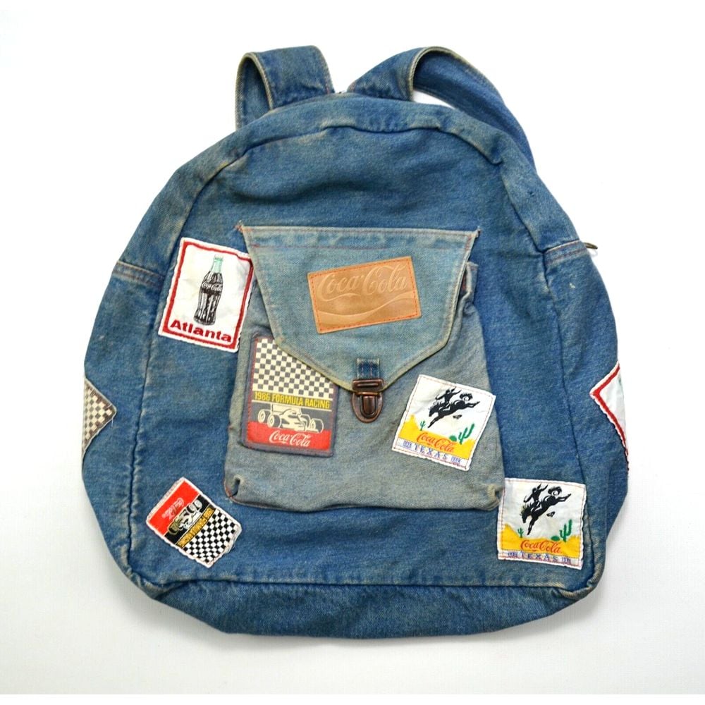 Vintage! Coca-Cola Denim Backpack