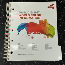 Dupont Axalta World Color Information Paint Chips 2015-2016-2017
