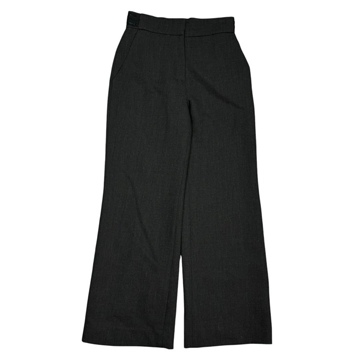 J. Mendel Paris Wool Blend High Waist Grey Pants Size 6