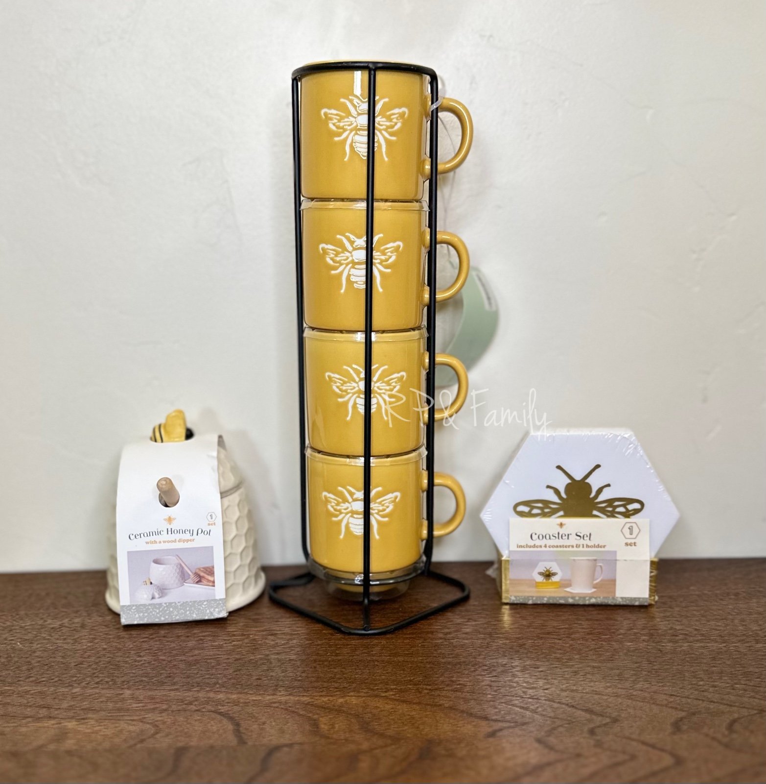 Bee themed coffee / tea set