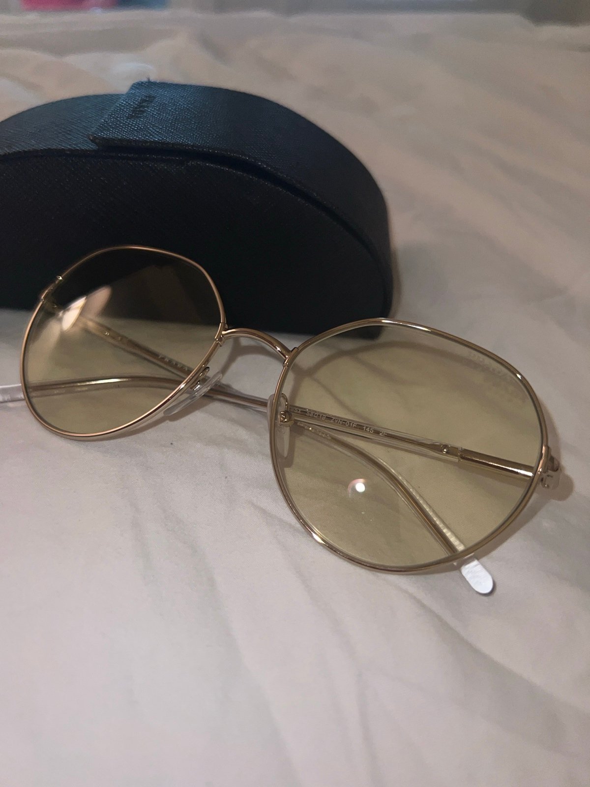Sunglasses Prada PR 65 XS ZVN01F Pale Gold