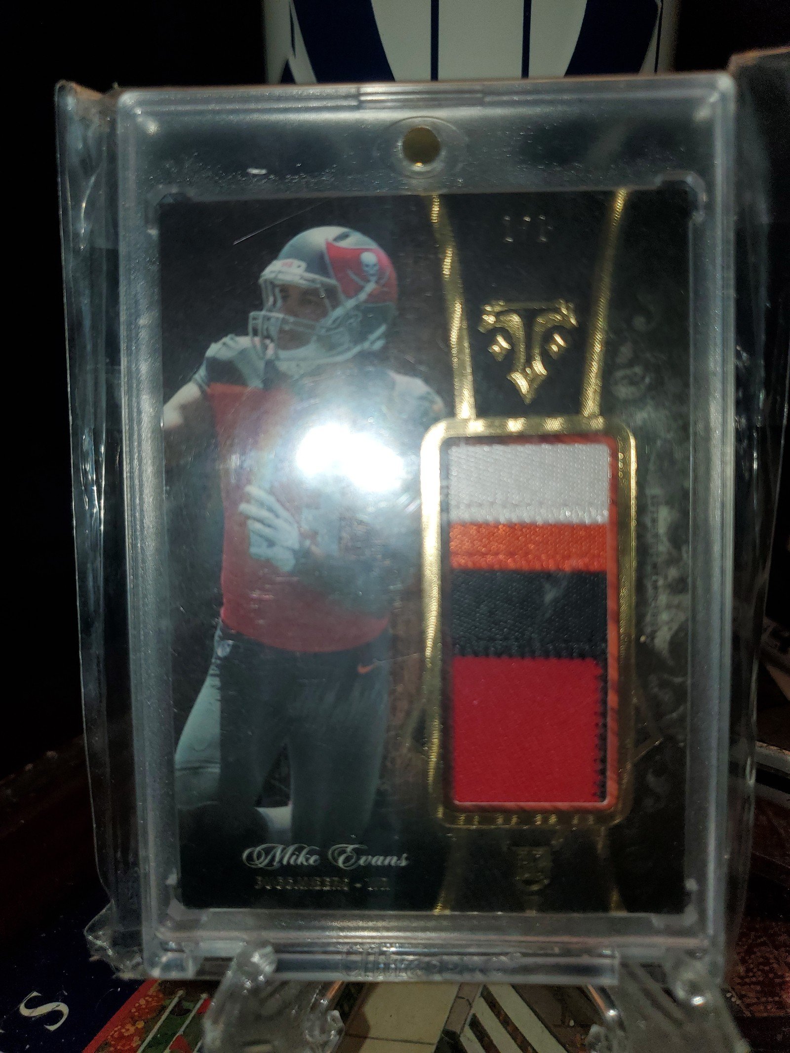 Mike Evans 1/1 Rookie card 2014 topps triple threads GAME USED MINT UNOPENED!!!