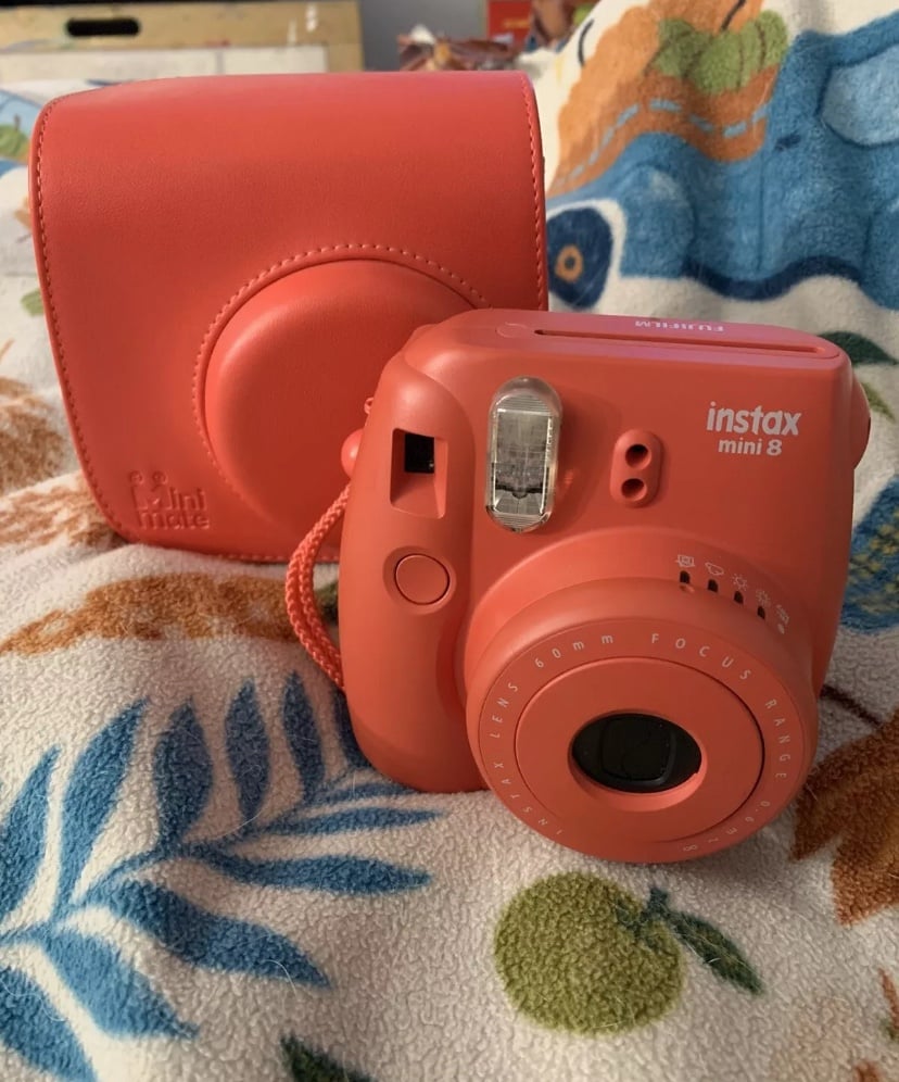 Fujifilm Instax Mini 8 Instant Film Camera With Protective Carrying Case