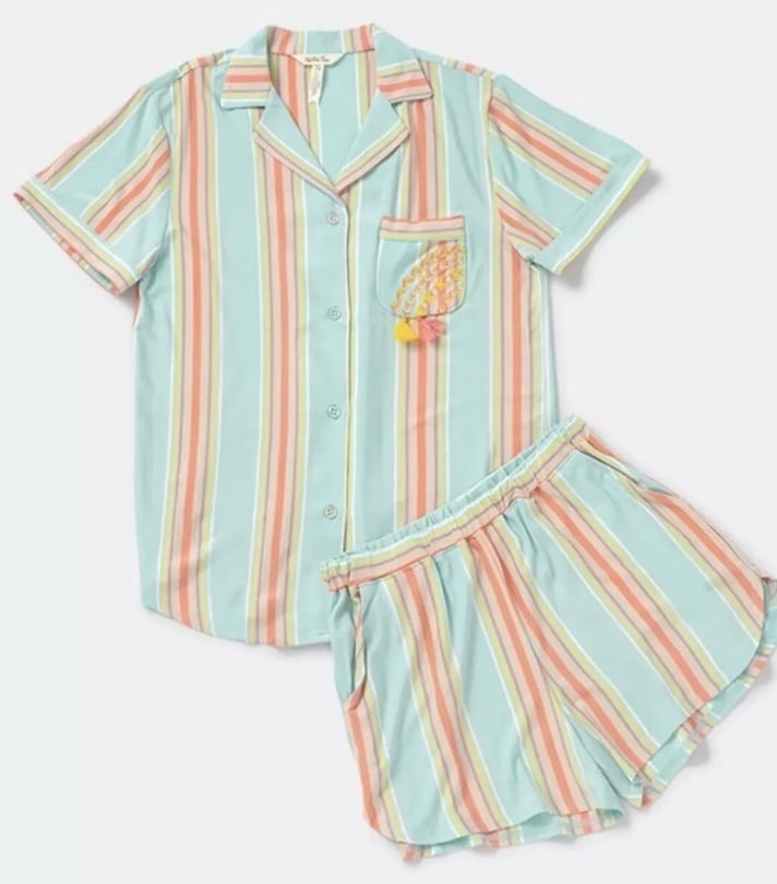 Womens Matilda M Jane Dream Chasers Goodnight Stripes Pj Set Size M Medium NWT