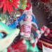 OOAK Vintage Kitschmas Wreath: Candy Cane Forest Friends