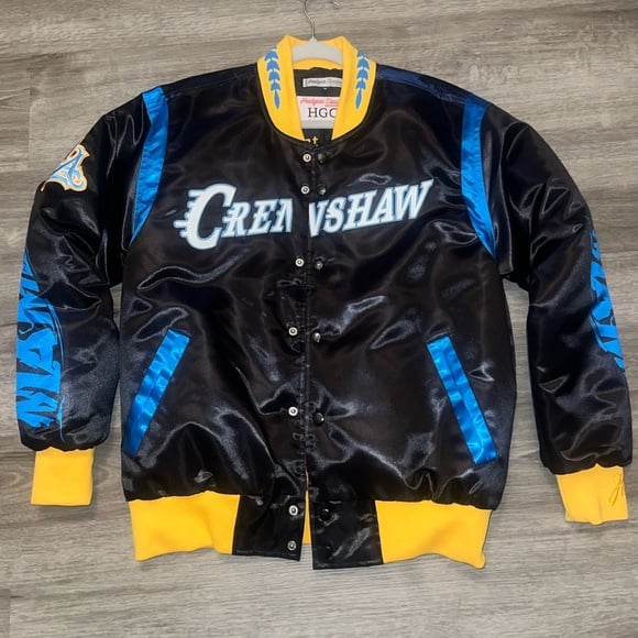 Headgear Classics Kobe Bryant Crenshaw Bomber Jacket Mens Medium