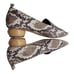 Jeffrey Campbell Womens Viona Croc Pointed Toe Loafer Sz 6.5